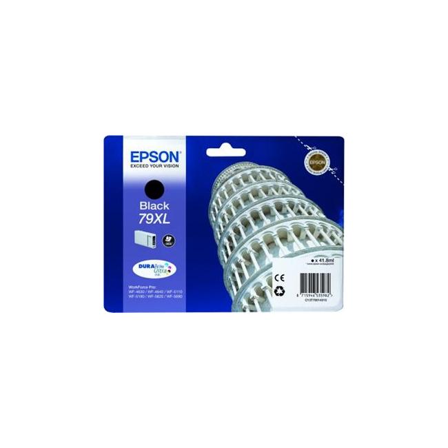 Inkoustová náplň Epson C13T790140 black XL 79XL pro WF-5620/5690/5190/5000 (2.600 str.)