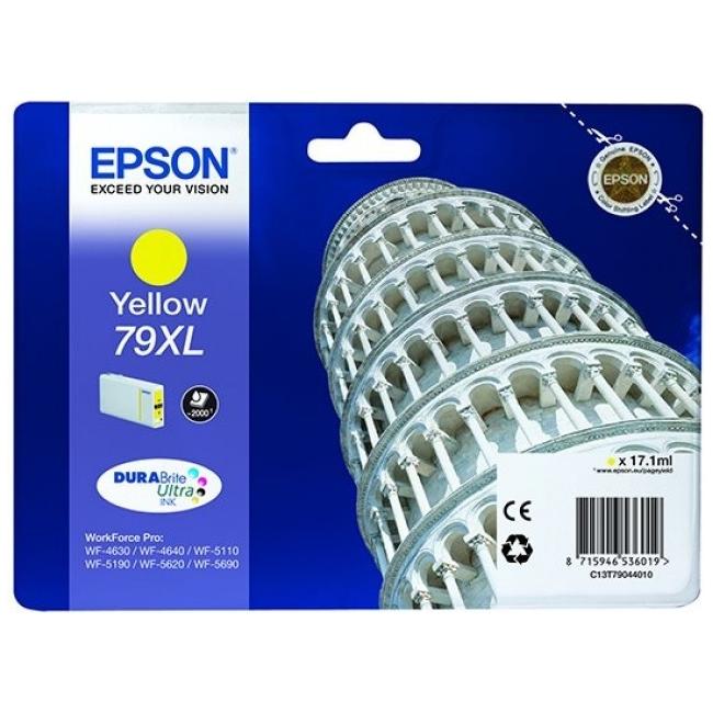 Inkoustová náplň Epson C13T790440 yellow XL 79XL pro WF-5620/5690/5190/5000 (2.000 str.)