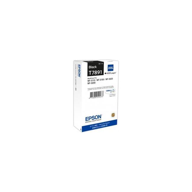 Inkoustová náplň Epson C13T789140 black XXL pro WF-5620/5690/5190/5000 (4.000 str.)