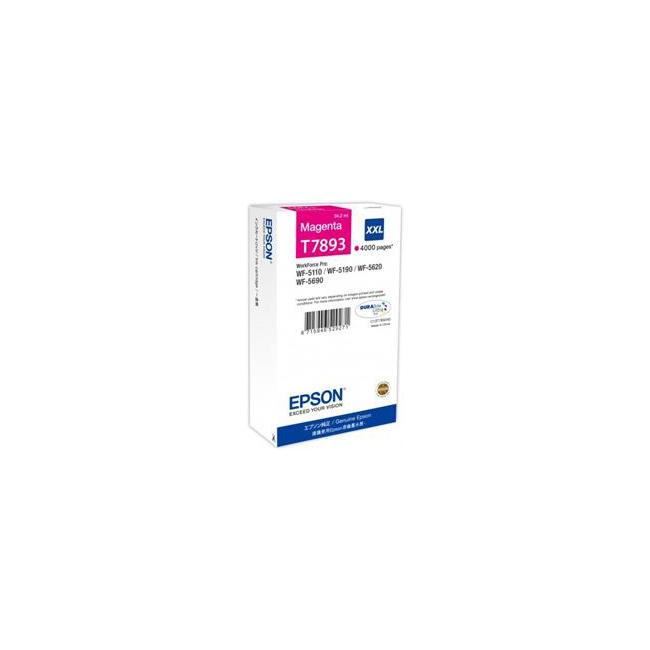 Inkoustová náplň Epson C13T789340 magenta XXL pro WF-5620/5690/5190/5000 (4.000 str.)
