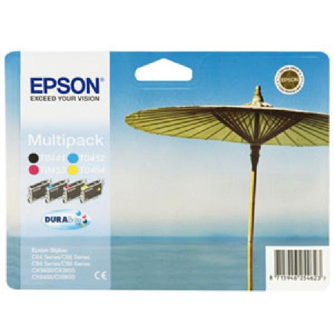 Inkoustová náplň Epson T04454010A CMYK multipack pro S C64/C84/CX3650