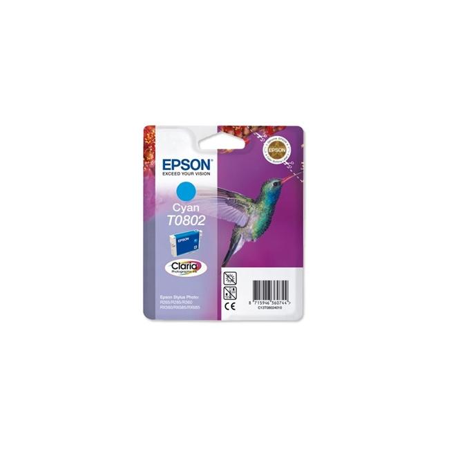 Inkoustová náplň Epson T080240 cyan pro pro SP R265/R285/R360/RX560/RX585 (935 str.)