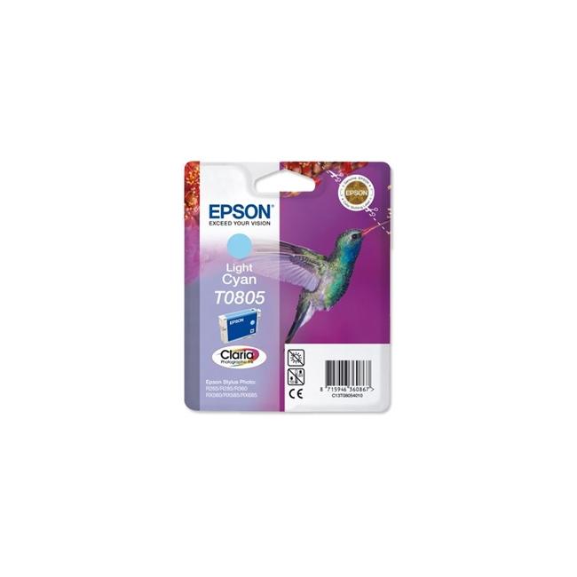Inkoustová náplň Epson T080540 light cyan pro SP R265/R285/R360/RX560/RX585 (350 str.)