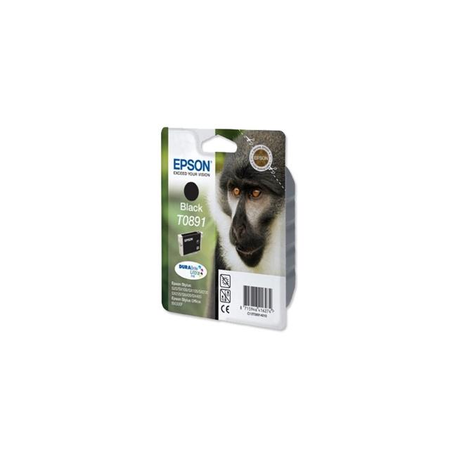 Inkoustová náplň Epson T0891 black pro S20/SX105/SX205/SX218/SX405 (5,8 ml)