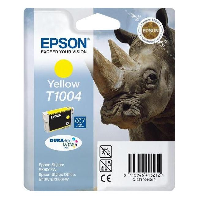 [EP100440] Inkoustová náplň Epson C13T10044010 yellow pro SO B40W/BX600FW/BX610FW/BX310 (910 str.)