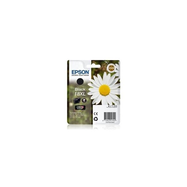 Inkoustová náplň Epson T1811 18XL black pro Ex. Home XP-102/202/205/302 (470 str.)