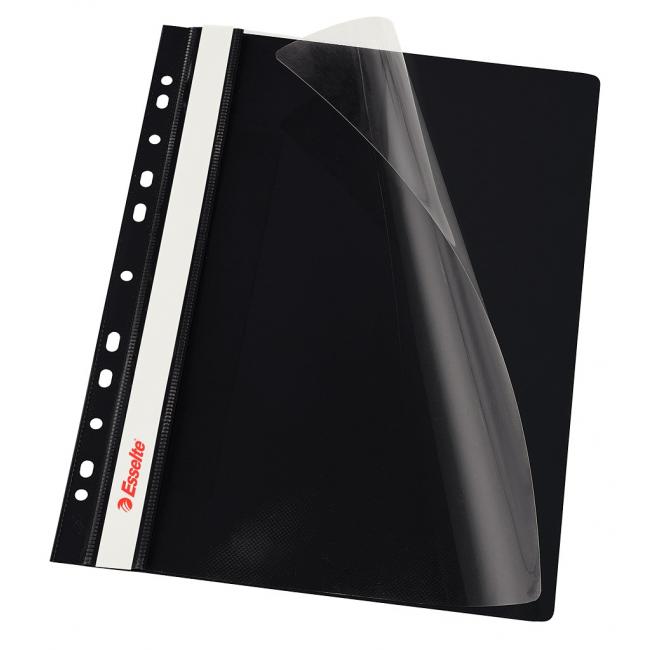 Rychlovazač PVC s euroděrováním Esselte VIVIDA černý