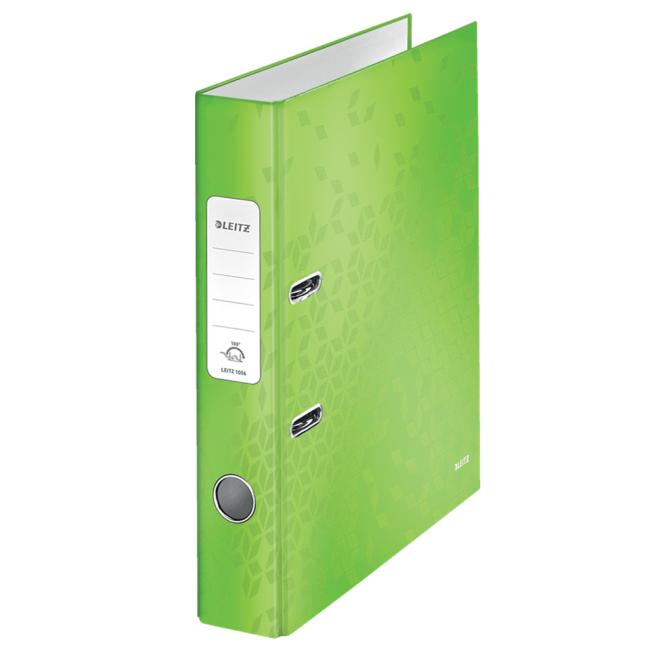 Pákový pořadač Leitz 180° WOW 5cm zelený