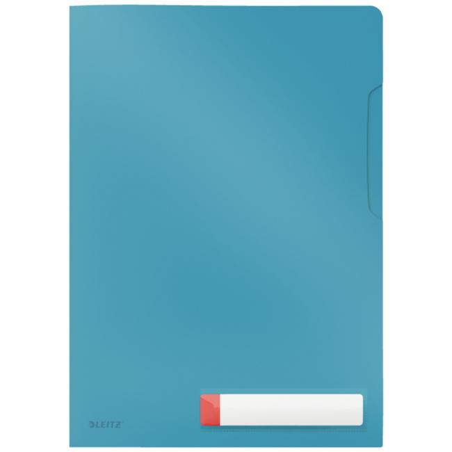 [ES080061] Obal L pevný Leitz Cosy A4 200mic klidný modrý 3 ks