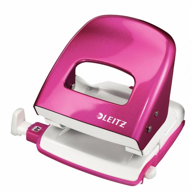 Děrovačka Leitz New NeXXt WOW 5008 metalická růžová