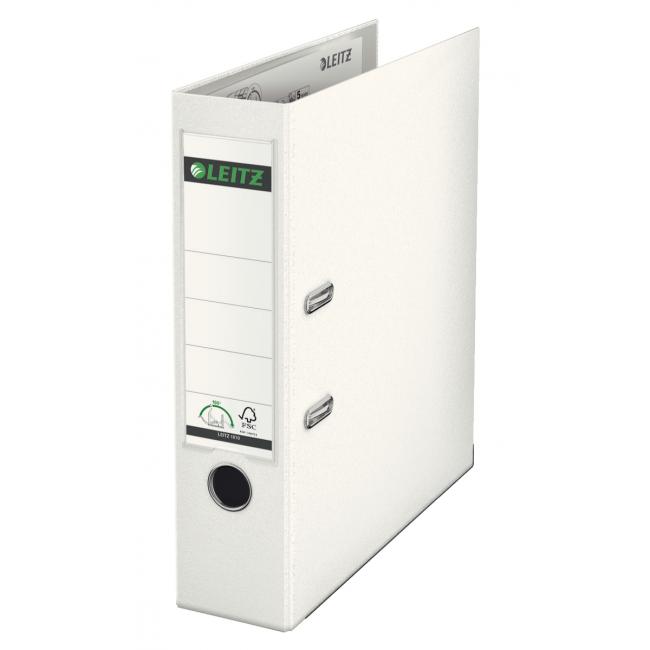 [ES101201] Pákový pořadač Leitz 180° 8cm bílý