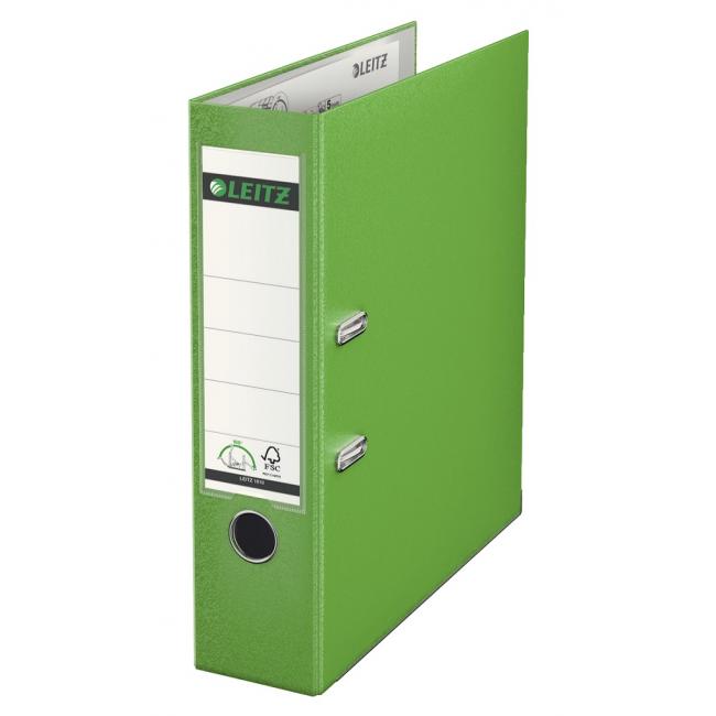 Pákový pořadač Leitz 180° 8cm světle zelený