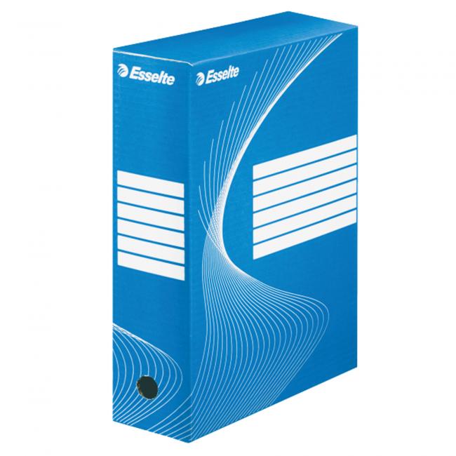 [ES128421] Archivní box Esselte 100mm modrý/bílý
