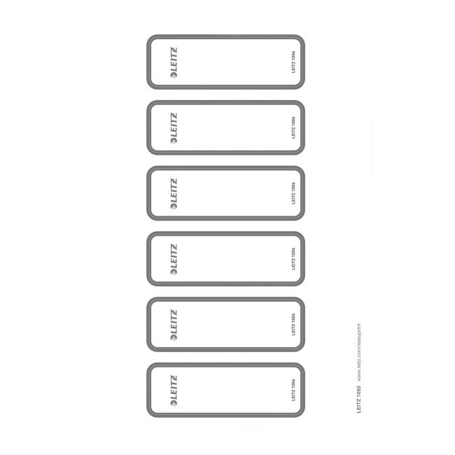 Zádové štítky potiskovatelné pro pořadače Leitz 180° WOW šířka zad 50 mm