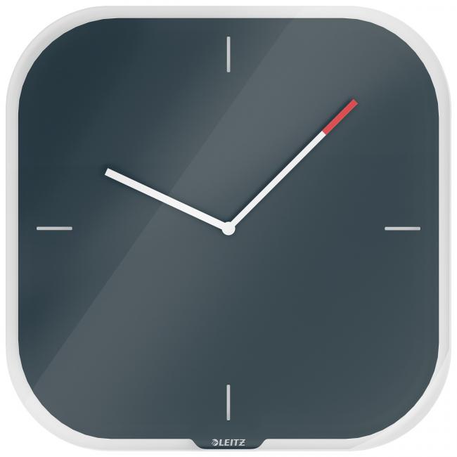 [ES170089] Nástěnné hodiny Leitz Cosy sametová šedá