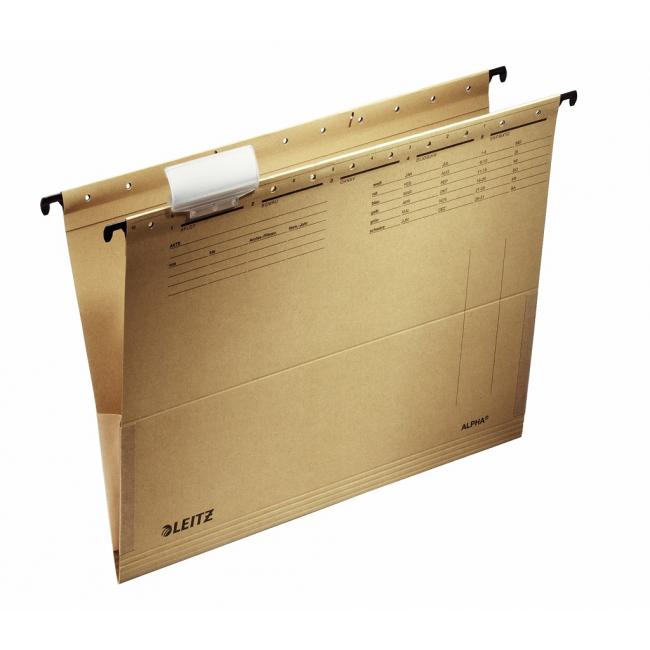 [ES191600] Závěsný obal Leitz ALPHA s bočnicemi hnědý