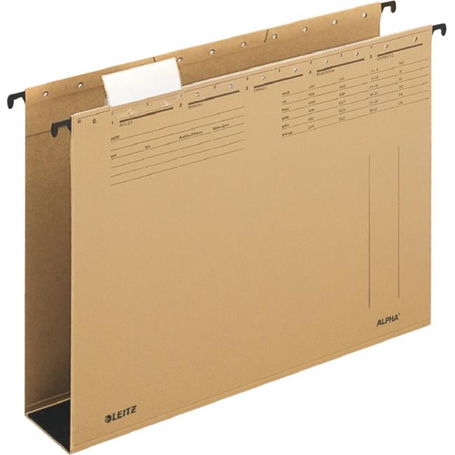 [ES194600] Závěsný obal Leitz ALPHA 60mm dno hnědý