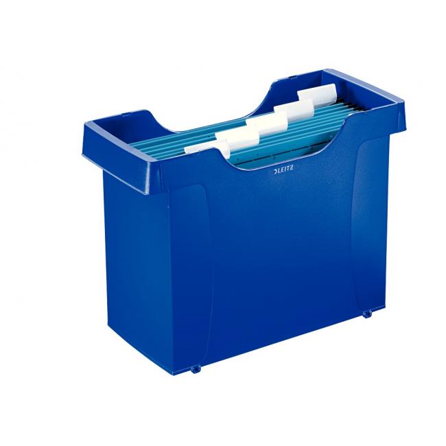 Zásobník na závěsné obaly Leitz Plus modrý
