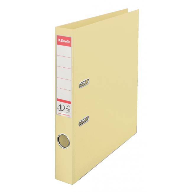 Pořadač pákový Esselte No.1 celoplastový 5cm Naturele krémový