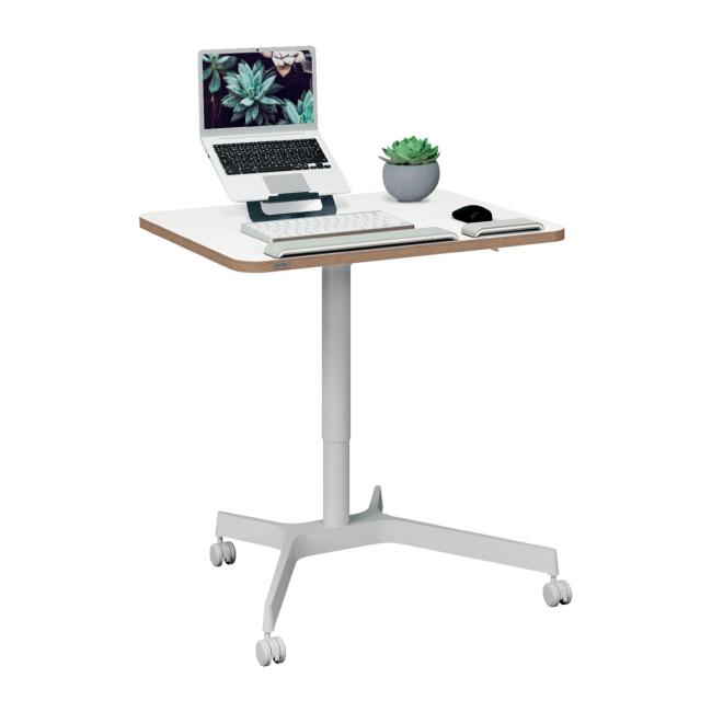 [ES350001] Stůl na sezení/stání Leitz Ergo s kompaktní deskou, bílý