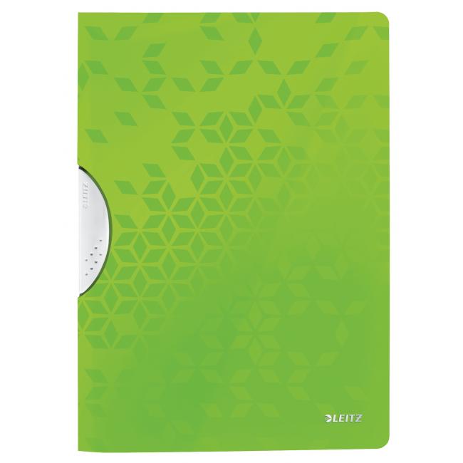 [ES418564] Obal s klipem plastovým Leitz WOW zelený