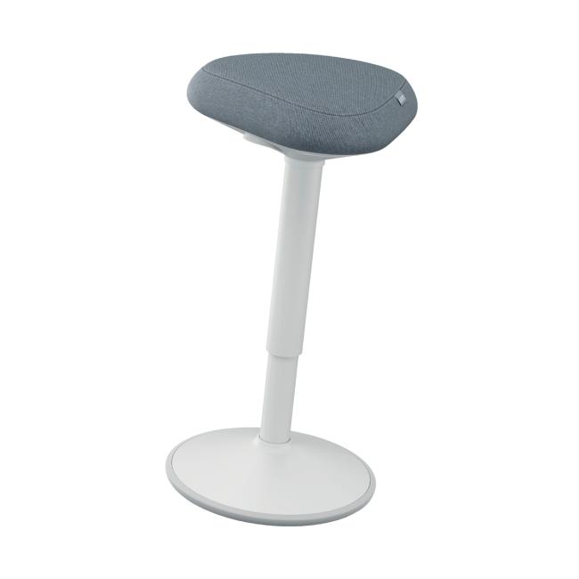 Ergonomická balanční židle Leitz Ergo ke stání, světle šedá