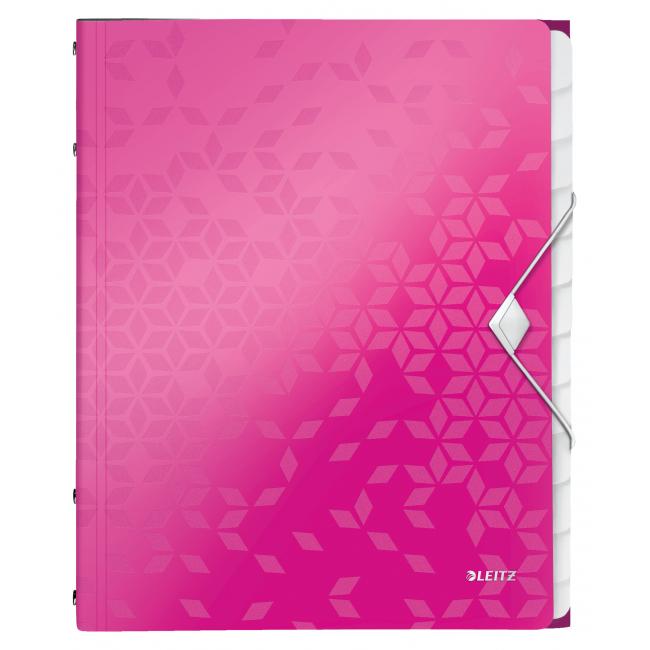 [ES463423] Třídicí kniha 12 Leitz WOW metalická růžová