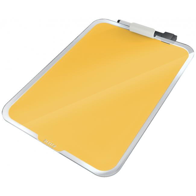 [ES470019] Flipchart stolní skleněný Leitz Cosy teplý žlutý