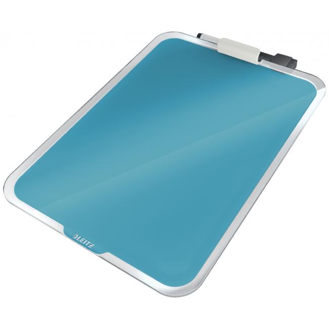 [ES470061] Flipchart stolní skleněný Leitz Cosy klidný modrý