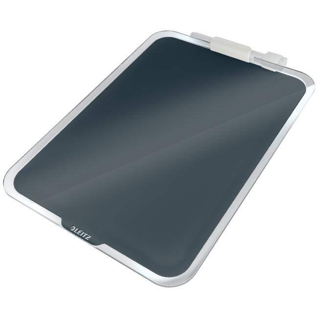 [ES470089] Flipchart stolní skleněný Leitz Cosy sametový šedý