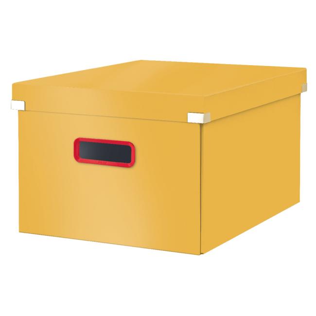 [ES480019] Střední krabice Click & Store A4 Leitz Cosy teplá žlutá