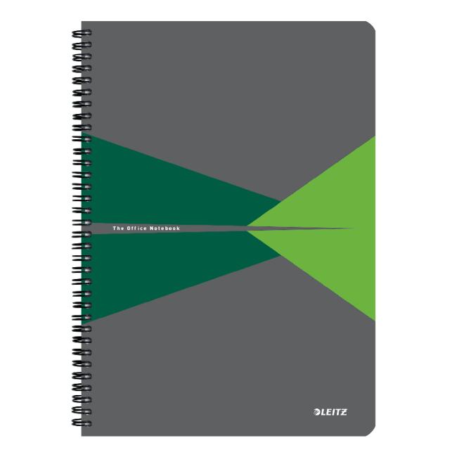 Blok Leitz Office Card A4 90 listů linkovaný zelený
