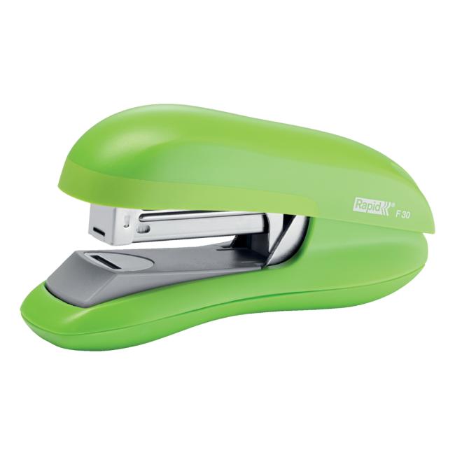 Sešívačka Rapid F30 s plochým sešíváním zelená