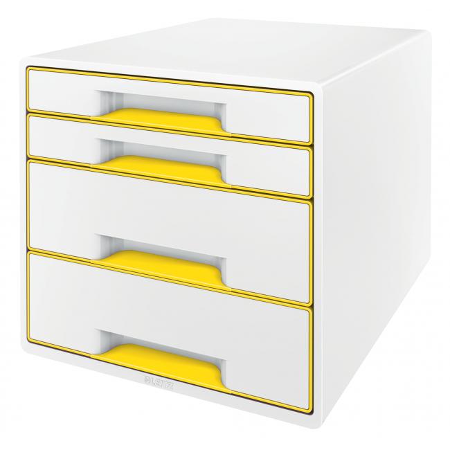 [ES521316] Zásuvkový box Leitz WOW se 4 zásuvkami žlutý