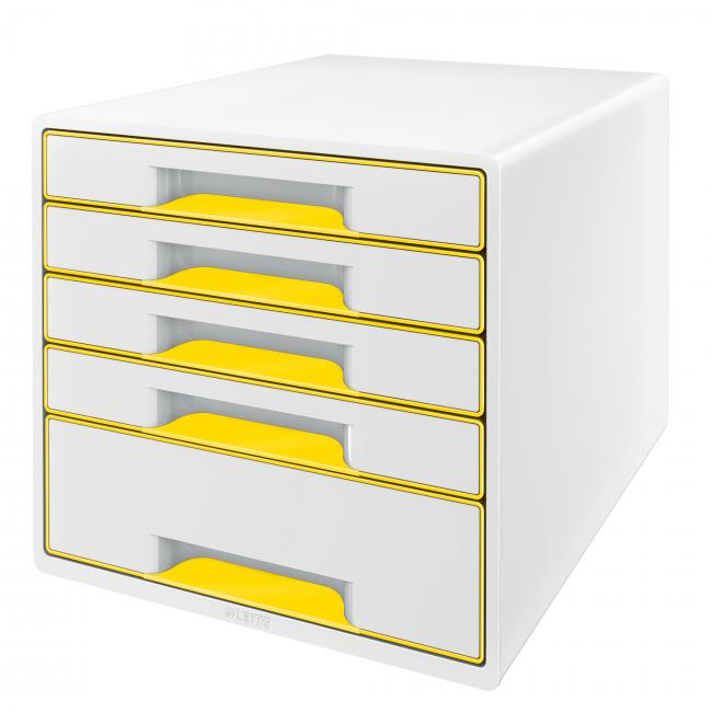 [ES521416] Zásuvkový box Leitz WOW s 5 zásuvkami žlutý