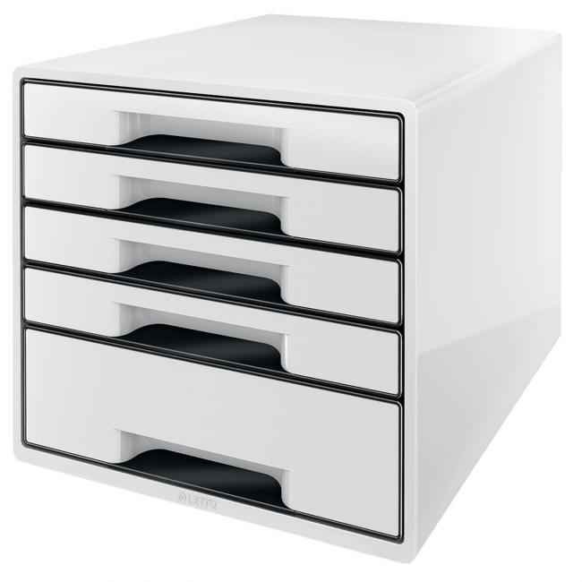 [ES523101] Zásuvkový box Leitz WOW černý