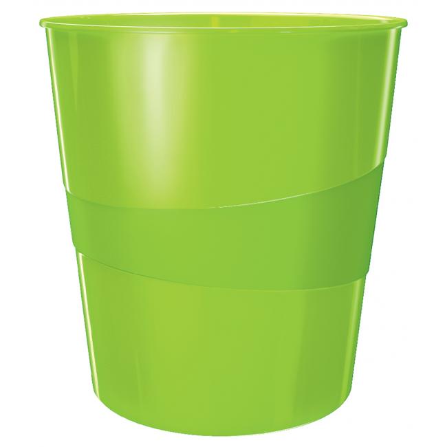 [ES527864] Koš plastový Leitz WOW 15 ℓ zelený