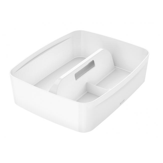 Organizér s držadlem Leitz MyBox L bílý