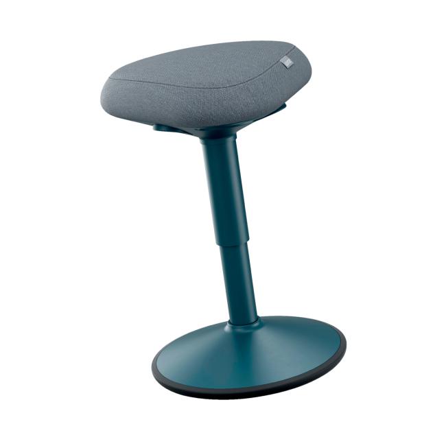 Ergonomická balanční židle Leitz Ergo k sezení, sametově šedá