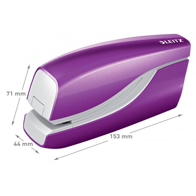 [ES556662] Elektrická sešívačka Leitz New NeXXt WOW 5566 purpurová
