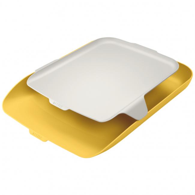 [ES590019] Odkladač s organizérem Leitz Cosy teplá žlutá