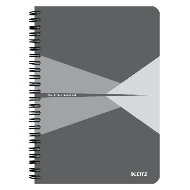 Blok Leitz Office Card A5 90 listů linkovaný šedý