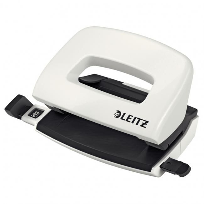 Děrovačka Leitz NeXXT 5060 mini perleťová bílá