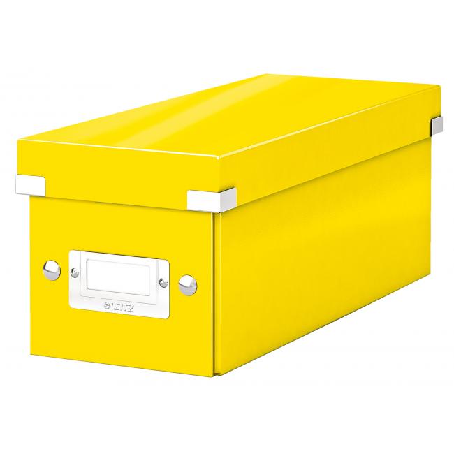 [ES604116] Krabice na CD Click & Store žlutá