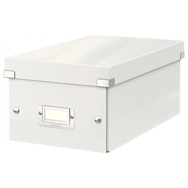 [ES604201] Krabice na DVD Click & Store bílá