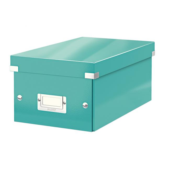 [ES604251] Krabice na DVD Click & Store WOW ledově modrá