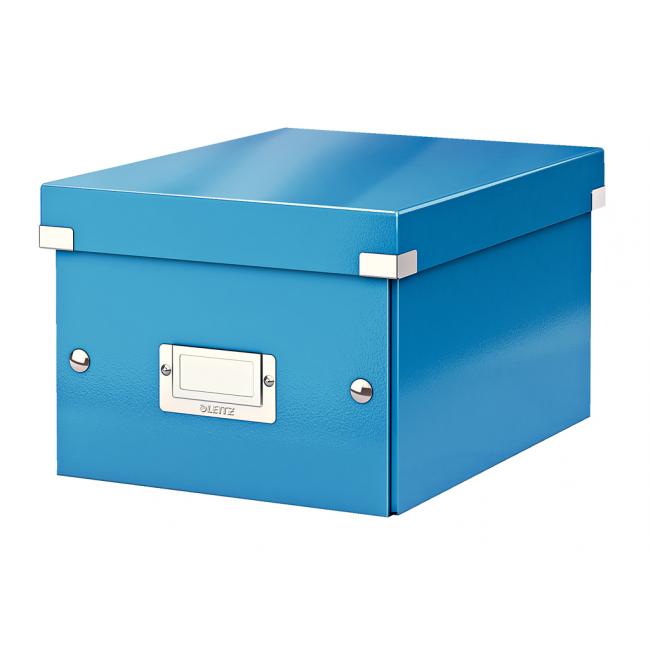 [ES604336] Malá krabice Click & Store metalická modrá