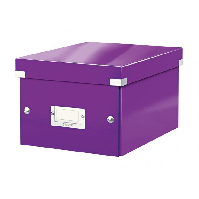 [ES604362] Malá krabice Click & Store purpurová