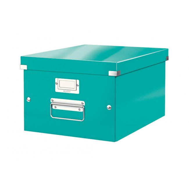 [ES604451] Střední krabice Click & Store ledově modrá