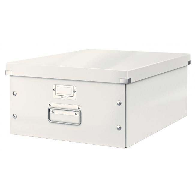 [ES604501] Velká krabice A3 Click & Store bílá